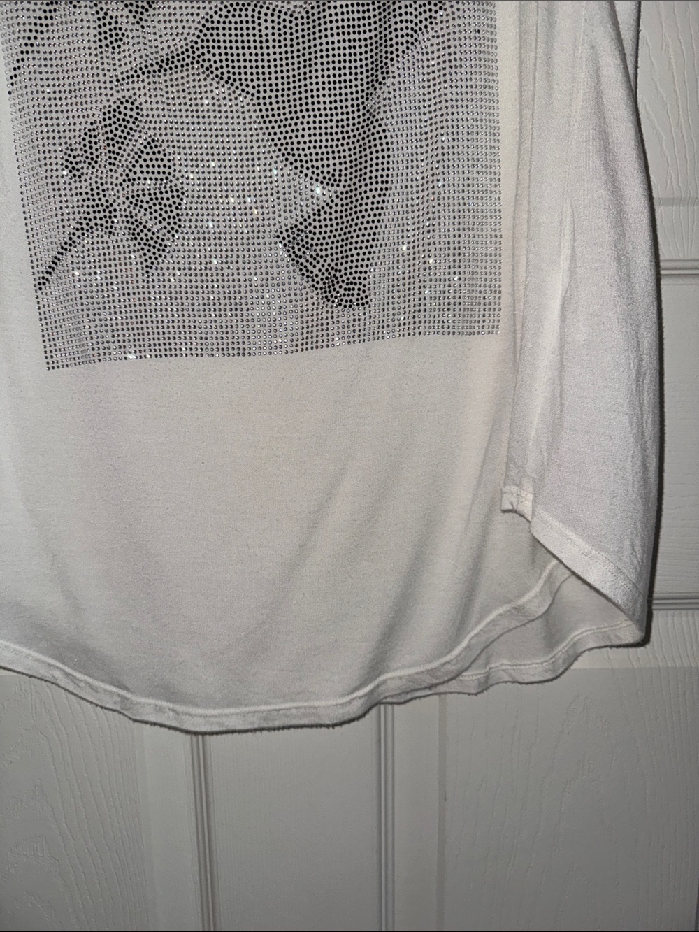 White Rhinestone Hummingbird Tank - Picture 6 of 6